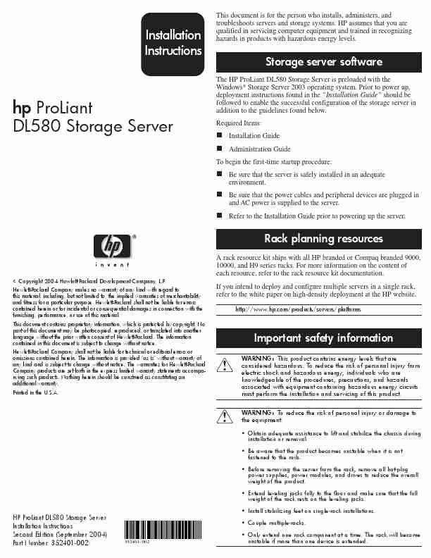 HP PROLIANT DL580-page_pdf